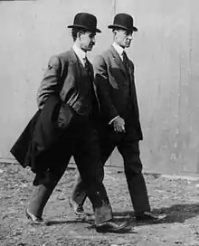 Wright Brothers at the International Aviation Tournament, Belmont Park in 1910