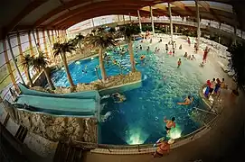 Water park in Wrocław, Poland