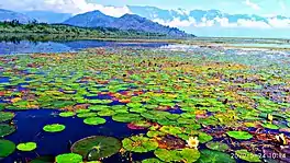 View of Wular Lake and Baba Shukur Din Hill