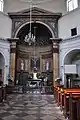 Interior with the altar