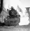 Ronny Jaques: Functional testing of the first locomotive X-Dominion for India is conducted by veteran test engineer Joseph Megin of Montreal (Quebec). November 1943.