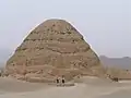 Remains of Western Xia (Tangut Empire) mausoleum no. 3, foot of Helan Mountains, Ningxia.