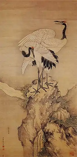 Two Immortal Cranes of Longevity