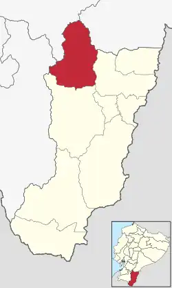 Cantons of Zamora Chinchipe Province