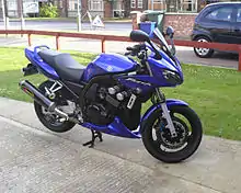  2003 Yamaha FZS600 Fazer "Fox eye" in blue