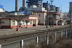 Yangsan Railway station inside of the subdistrict, 2015