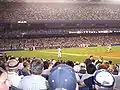 The infield during a night game