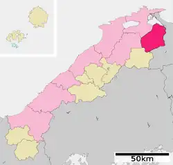 Location of Yasugi