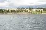 Yellowstone Lake Hotel as seen from Yellowstone Lake