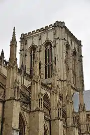 York Minster crossing tower