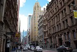 A mix of various Victorian styles along Sydney's York Street