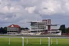 A view of the Ebor stand at York Racecourse