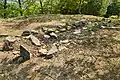 Remains of burial chamber