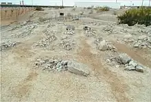 Graves of prisoners.