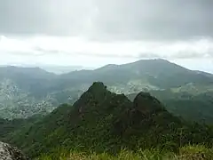 Los Picachos as seen from Mount Britton