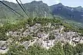 Yushan Ropeway looking west.