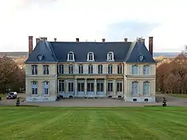 The chateau in Yville-sur-Seine