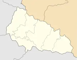 Yanoshi is located in Zakarpattia Oblast