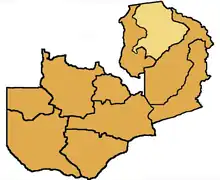 The Northern Province of Zambia which is the territory of the Archdiocese of Kasama