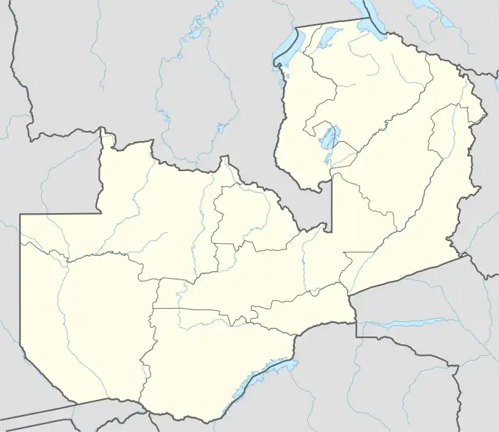 Kasempa is located in Zambia