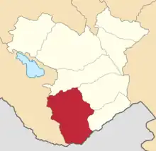 Location in the Elizavetpol Governorate