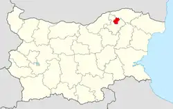 Zavet Municipality within Bulgaria and Razgrad Province.