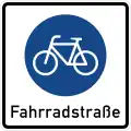 Sign 244.1Begin of a bicycle street