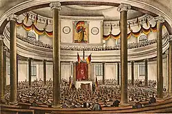 German National Assembly's meeting in St. Paul's Church