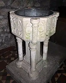 Baptismal font