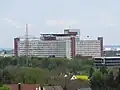 Augsburg Central Hospital from the eastern bank of the Bismarck Tower.