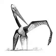 Zhejiangopterus linhaiensis by John Conway, 2006