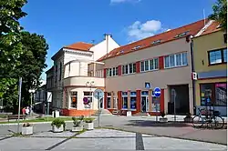 View of the town center