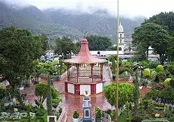 The Zocalo in Tlapa de Comonfort