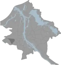 Location of Zolitūde in Riga