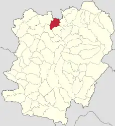 Location in Caraș-Severin County