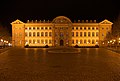 The building by night