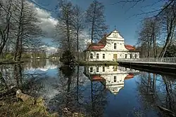 Church of Saint John of Nepomuk on an island