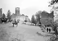 Troops march past Hohenrätien 1914-1918