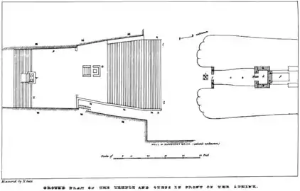 Map of the area east of the Sphinx by Henry Salt