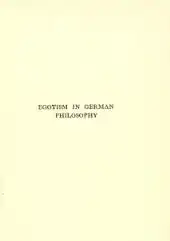 The first page of Egotism in German Philosophy