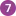 The number 7 in the purple background